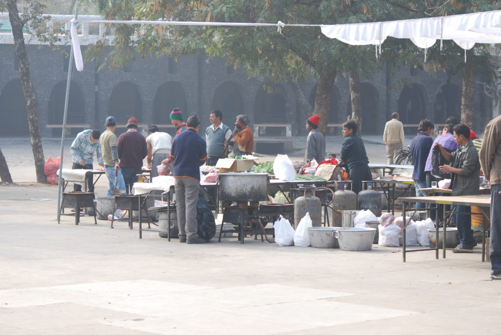 Indien, Ein Strassenmarkt